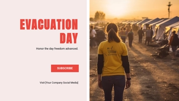 Free Evacuation Day YouTube Ad Template to Edit Online