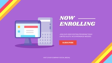 Free Program YouTube Ad Template to Edit Online