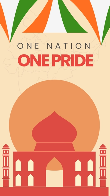 Free Beautiful India Independence Day Wallpaper Template to Edit Online
