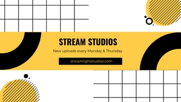 Free YouTube Cover Banner Template to Edit Online