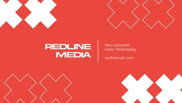 Free Red YouTube Banner Overlay Template to Edit Online