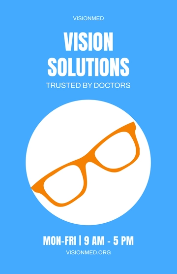 Free Optical Store for Doctors Template to Edit Online