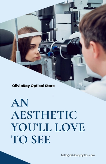 Free Aesthetic Optical Store Deals Template to Edit Online