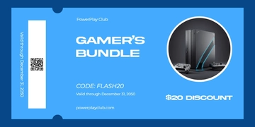 Free Gaming Coupon Book Template to Edit Online