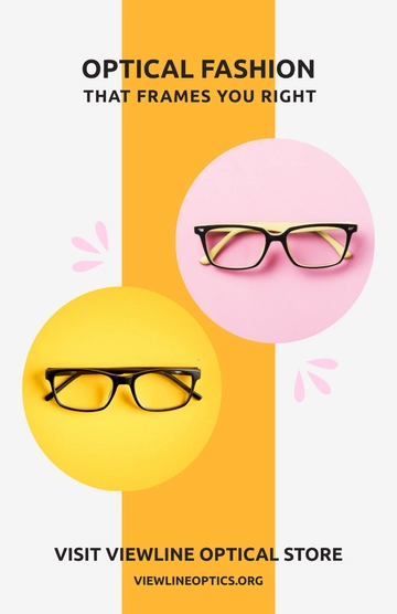 Free Optical Fashion Store Template to Edit Online