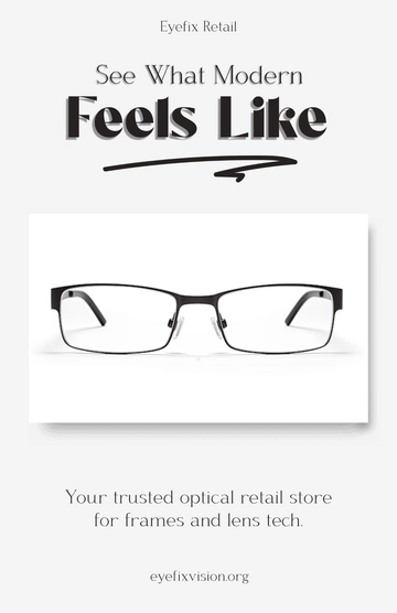 Free Modern Optical Retail Store Template to Edit Online