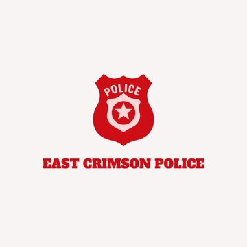Free Red Police Logo Template to Edit Online