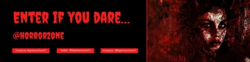 Free Horror Twitch Banner Template to Edit Online