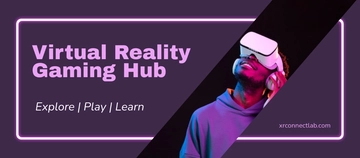 Free Virtual Reality Facebook Cover Template to Edit Online