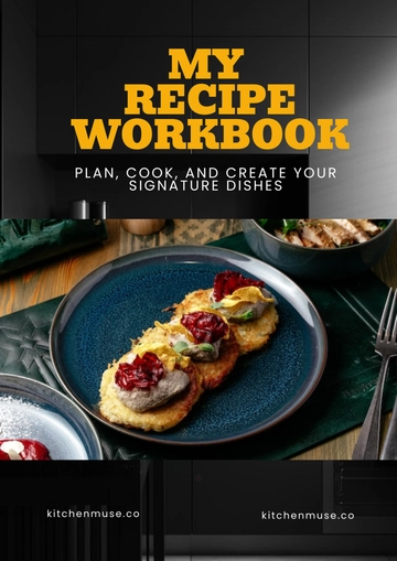 Free Recipe Workbook Template to Edit Online