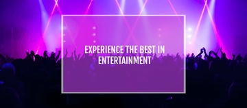 Free Entertainment Facebook Cover Template to Edit Online