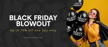 Free Black Friday Facebook Cover Template to Edit Online