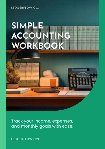 Free Simple Accounting Workbook to Edit Online
