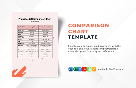 Comparison Chart Template