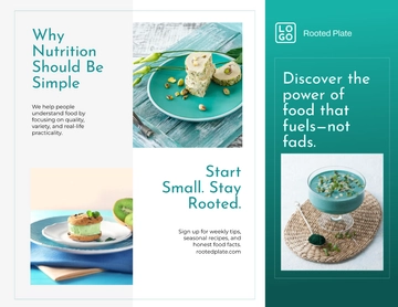 Free Food Nutrition Brochure Template to Edit Online