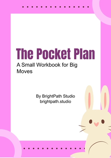 Free Mini Workbook Design Template to Edit Online
