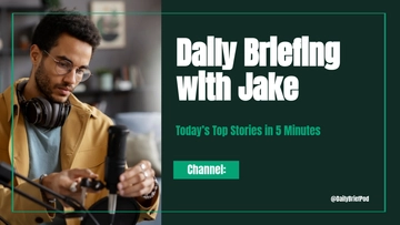 Free Green Daily Podcast YouTube Thumbnail Template to Edit Online