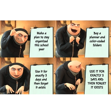 Free Gru's Plan Back To School Meme Template to Edit Online