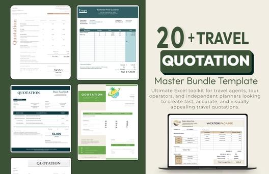 20+ Travel Quotation Master Template Bundle