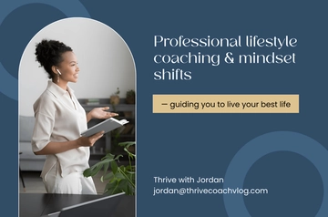 Free Professional Lifestyle Coach Vlog Banner Template to Edit Online