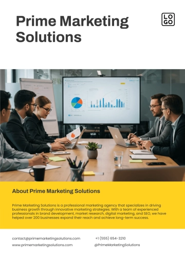 Free Professional Marketing Media Kit Template to Edit Online