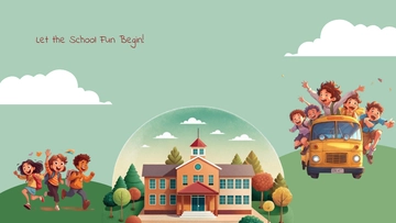 Free Kids Back To School Background Template to Edit Online