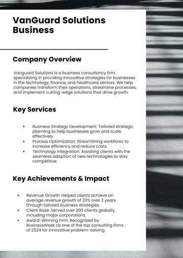 Free Business Media Kit Template to Edit Online