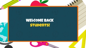 Free Back To School Banner Background Template to Edit Online