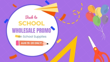 Free Back To School Wholesale Background Template to Edit Online