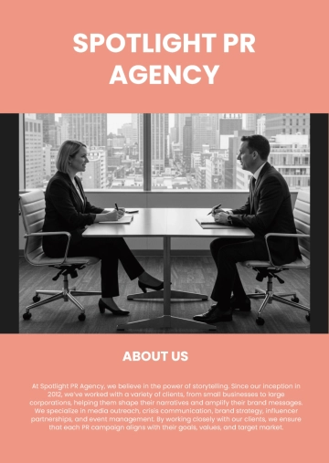 Free PR Media Kit Template to Edit Online