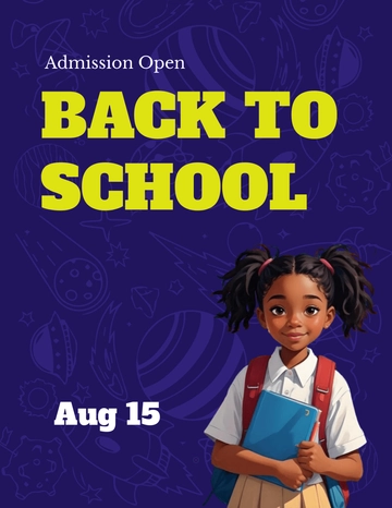 Free Back To School Days Flyer Background Template to Edit Online