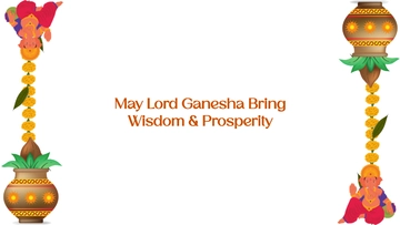 Free Professional Ganpati Ganesh Chaturthi Background Template to Edit Online
