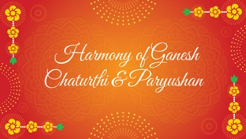 Free Ganesh Chaturthi and Paryushan Background Template to Edit Online