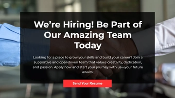 Free Simple Hiring X Post Template to Edit Online