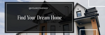 Free Real Estate X Header Template to Edit Online