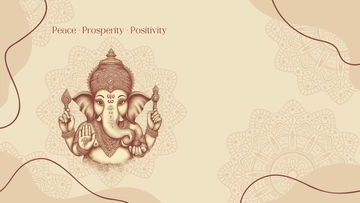 Free Aesthetic Ganesh Chaturthi Image Background Template to Edit Online