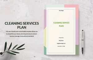 Cleaning Service Plan Template