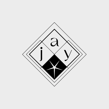 Free Geometric Monogram Template to Edit Online