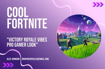Free Cool Fortnite Banner Template to Edit Online Free Cool Fortnite Banner Template to Edit Online