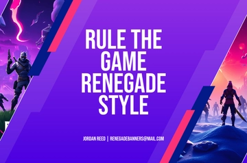 Free Fortnite Renegade Banner Template to Edit Online Free Fortnite Renegade Banner Template to Edit Online