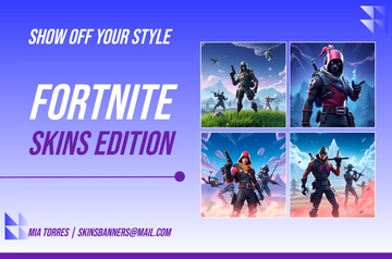 Free Fortnite Skins Banner Template to Edit Online Free Fortnite Skins Banner Template to Edit Online
