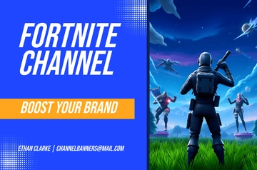 Free Fortnite Channel Banner Template to Edit Online Free Fortnite Channel Banner Template to Edit Online