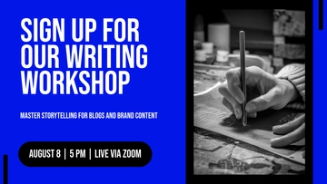 Free Workshop X Post Template to Edit Online
