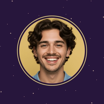Free Dark Mode Instagram Profile Photo Template to Edit Online