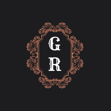 Free Vintage Monogram Template to Edit Online