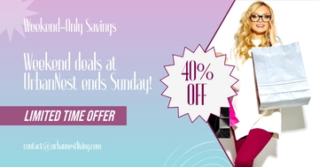 Free Weekend Facebook Ad Template to Edit Online Free Weekend Facebook Ad Template to Edit Online