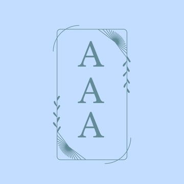 Free Rectangular Monogram Template to Edit Online