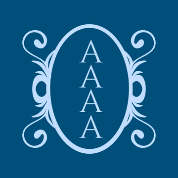 Free Oval Monogram Template to Edit Online