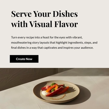 Free Recipe Instagram Post Template to Edit Online
