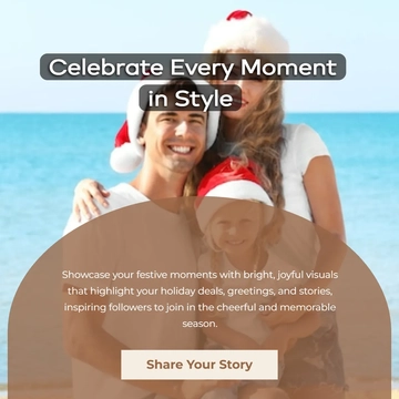 Free Holiday Facebook Post Template to Edit Online